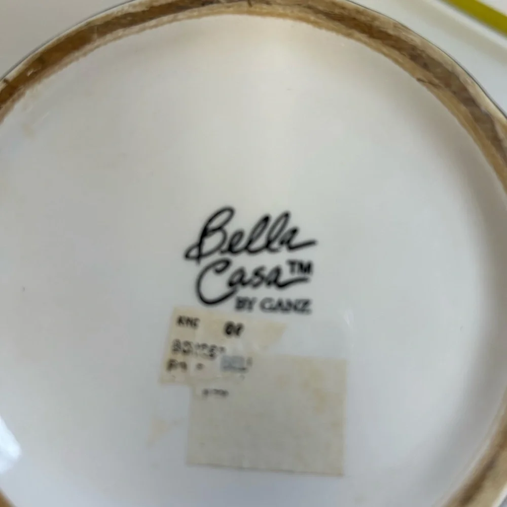 Bella Casa by Ganz Teapot/ Art Pottery Tea Pot/ never used  tag still on bottom